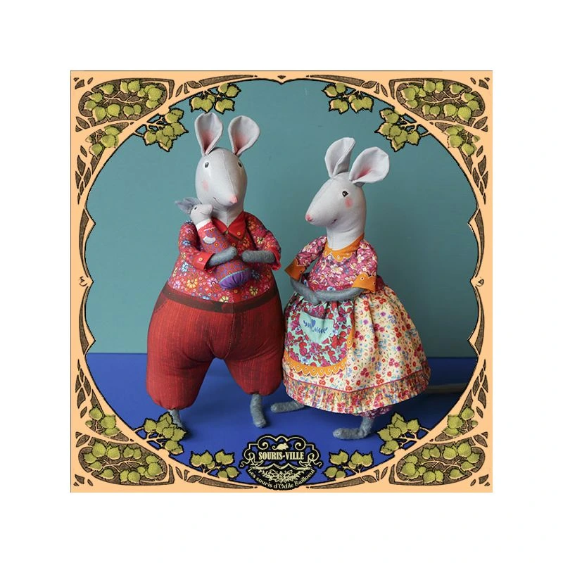 Kit couture 2 souris Léa Gouda & Tom Tome