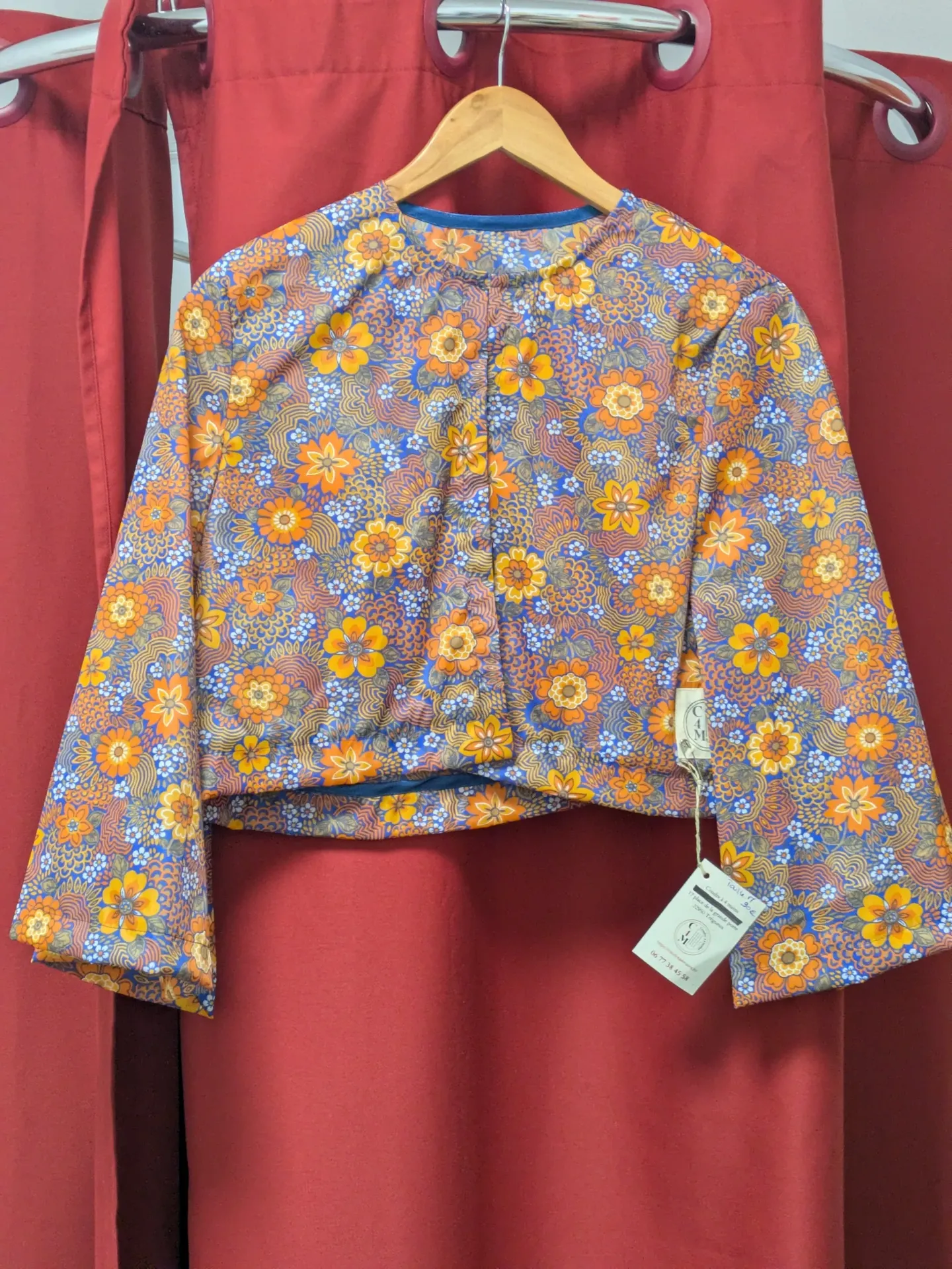 Veste courte fleuries TM