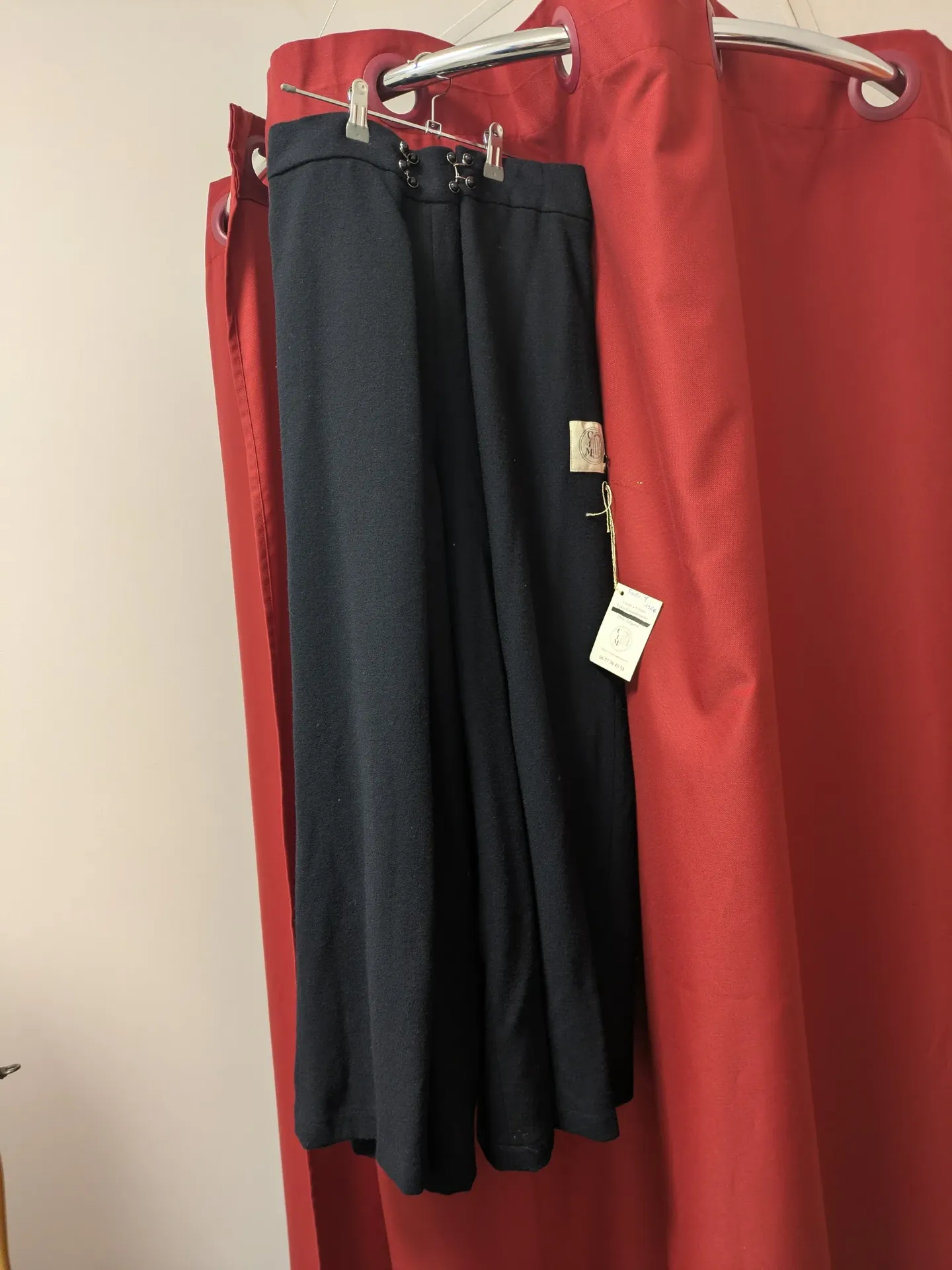 [PNTM] Pantalon laine noire TM