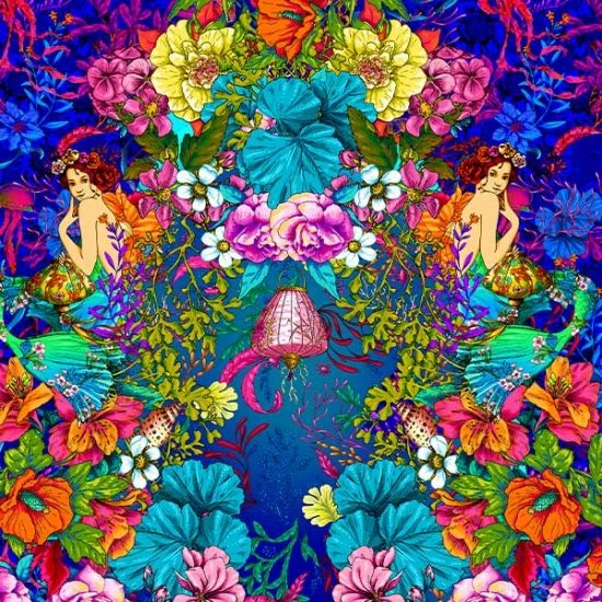 carte Coton Bio Melusine nuit
